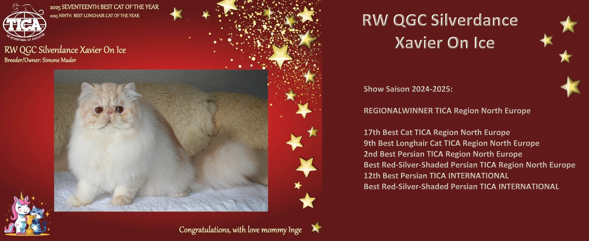 TICA RW QGC Silverdance Xavier On Ice